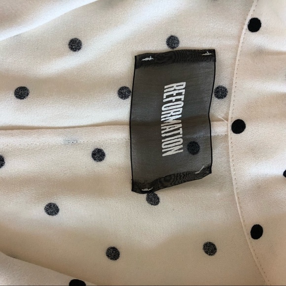 Reformation Imogene Top in Polkadot - Picture 6 of 7